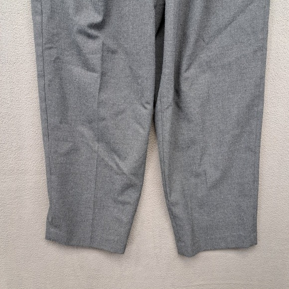 Wilfred Aritzia Womens Gray Pleated Trouser Pants Size 8 Crepe Wide Leg - Picture 7 of 12